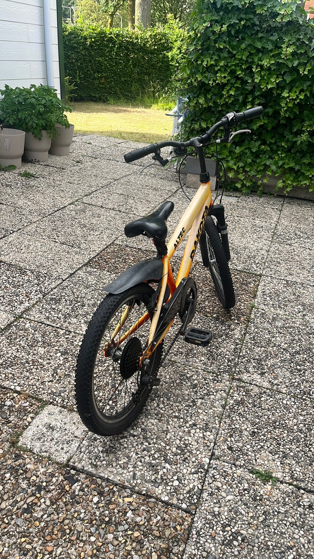 Altec dakota mountanbike fiets oranje, Ophalen, Gebruikt, Schijfrem, Minder dan 16 inch