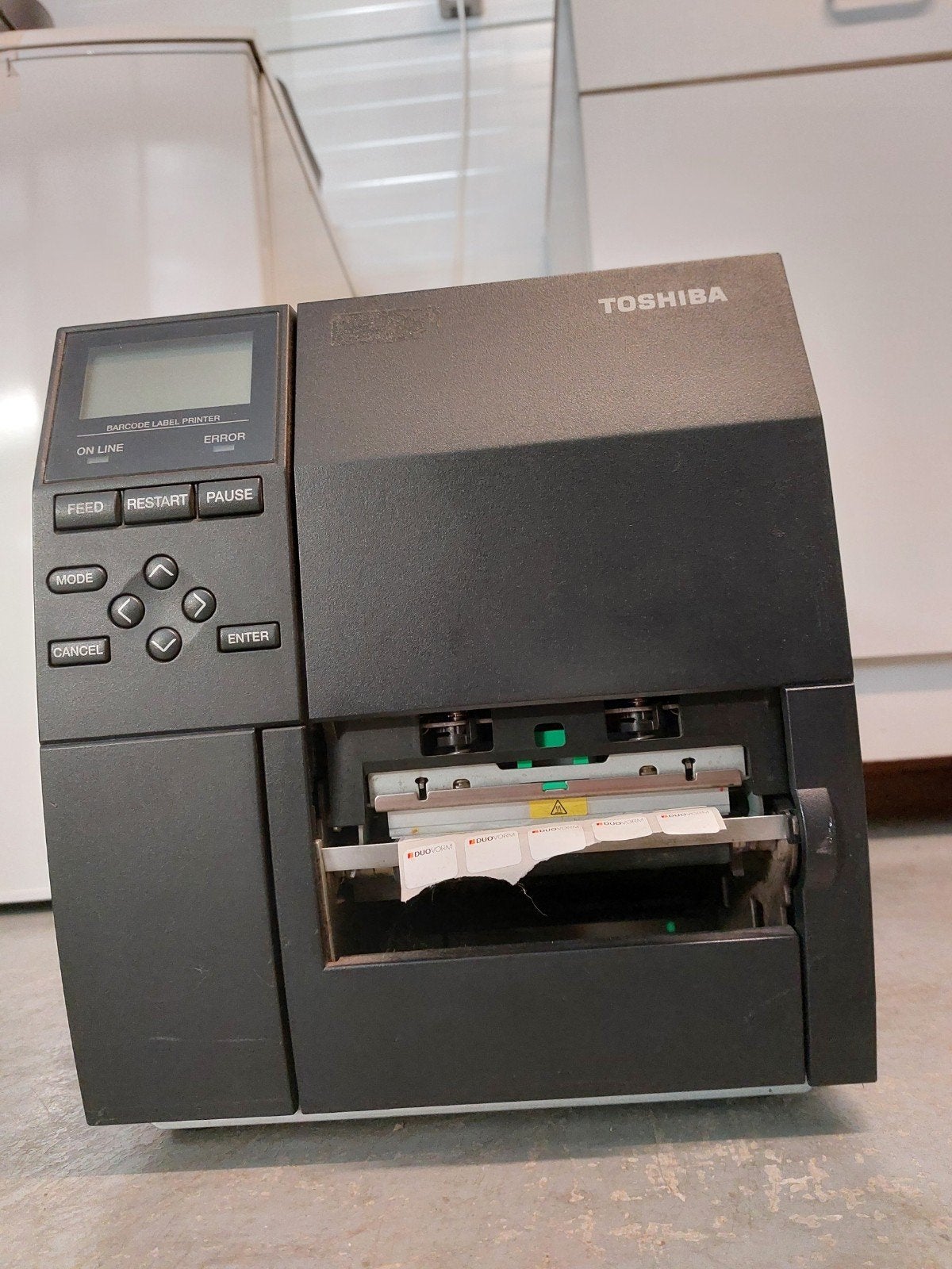 Toshiba B-EX4 Barcode Label Printer, Computers en Software, Ophalen, Zwart-en-wit printen, Printer, Thermo-printer