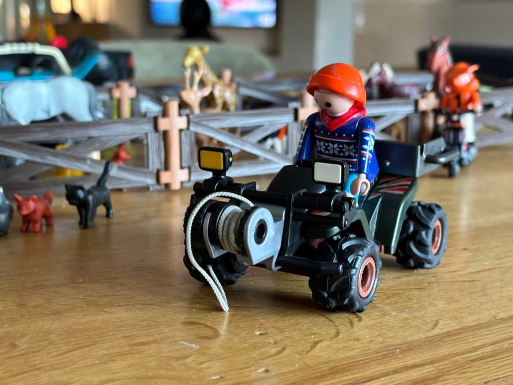 Bak met mix playmobil, Ophalen of Verzenden, Gebruikt, Los playmobil