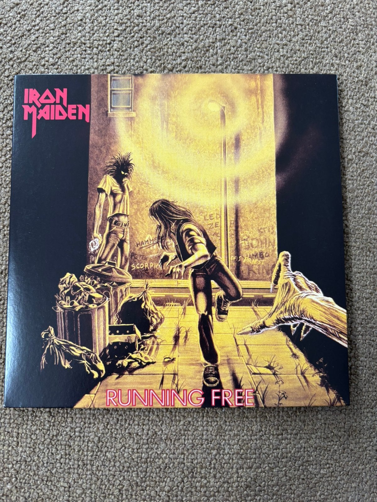 Iron Maiden - Running Free, Cd's en Dvd's, Vinyl Singles, Ophalen of Verzenden, Zo goed als nieuw, 7 inch, Rock en Metal