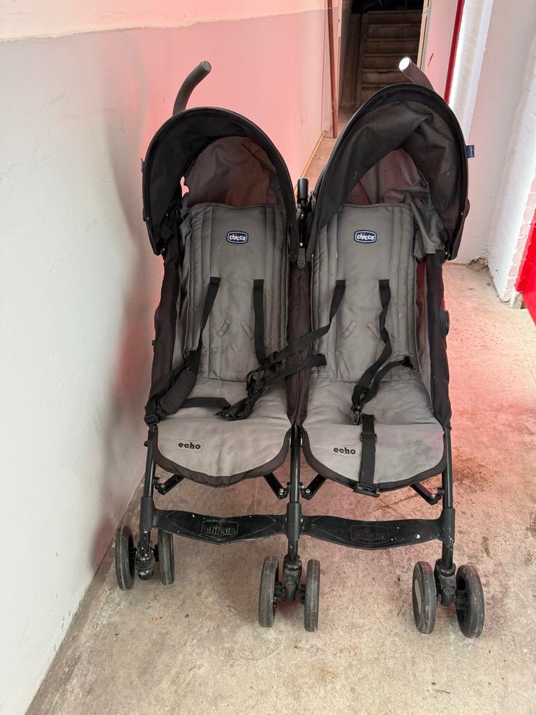 Chicco Echo duobuggy, Kinderen en Baby's, Buggy's, Ophalen of Verzenden, Gebruikt, Overige merken, Duomodel