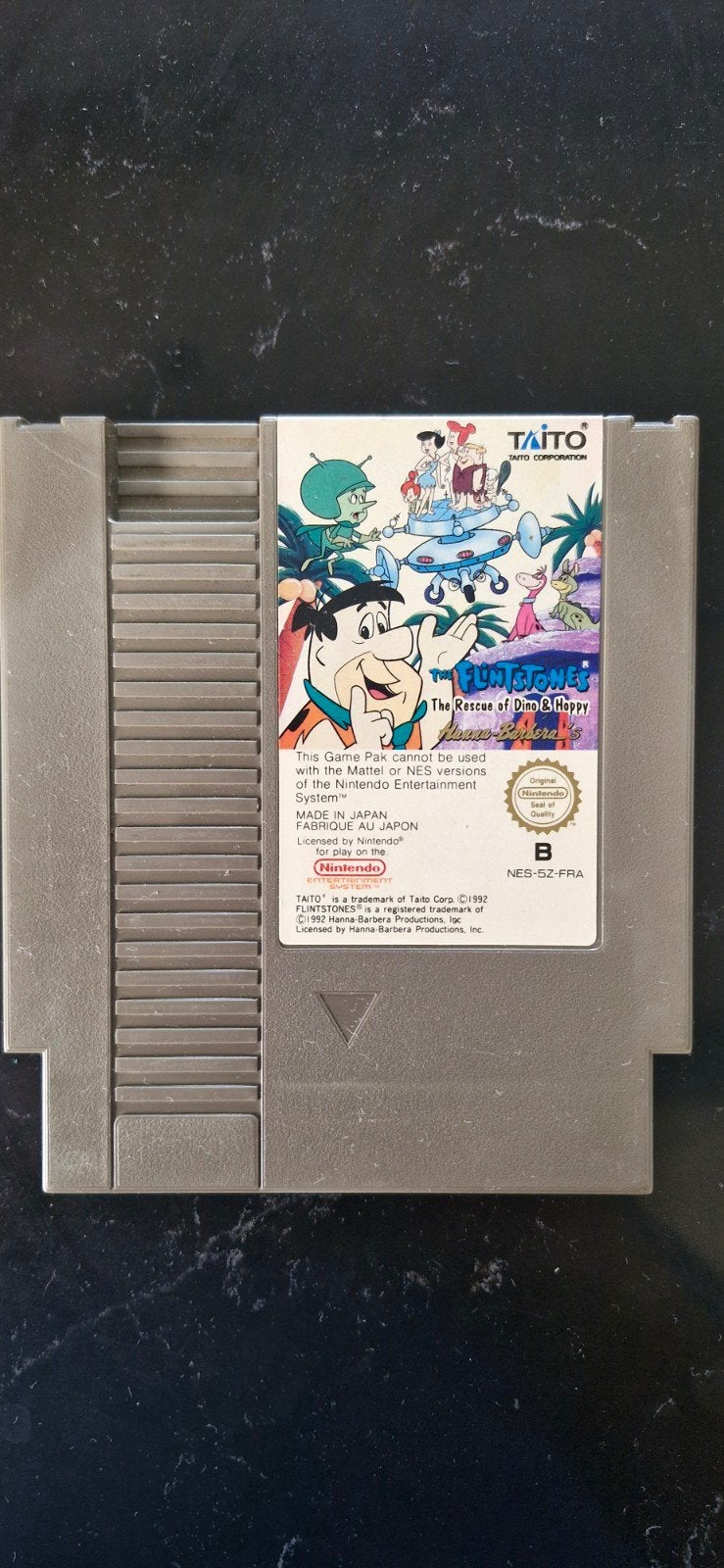 The Flintstones: The Rescue of Dino & Hoppy NES, Gebruikt, 1 speler, Ophalen of Verzenden, Vanaf 3 jaar