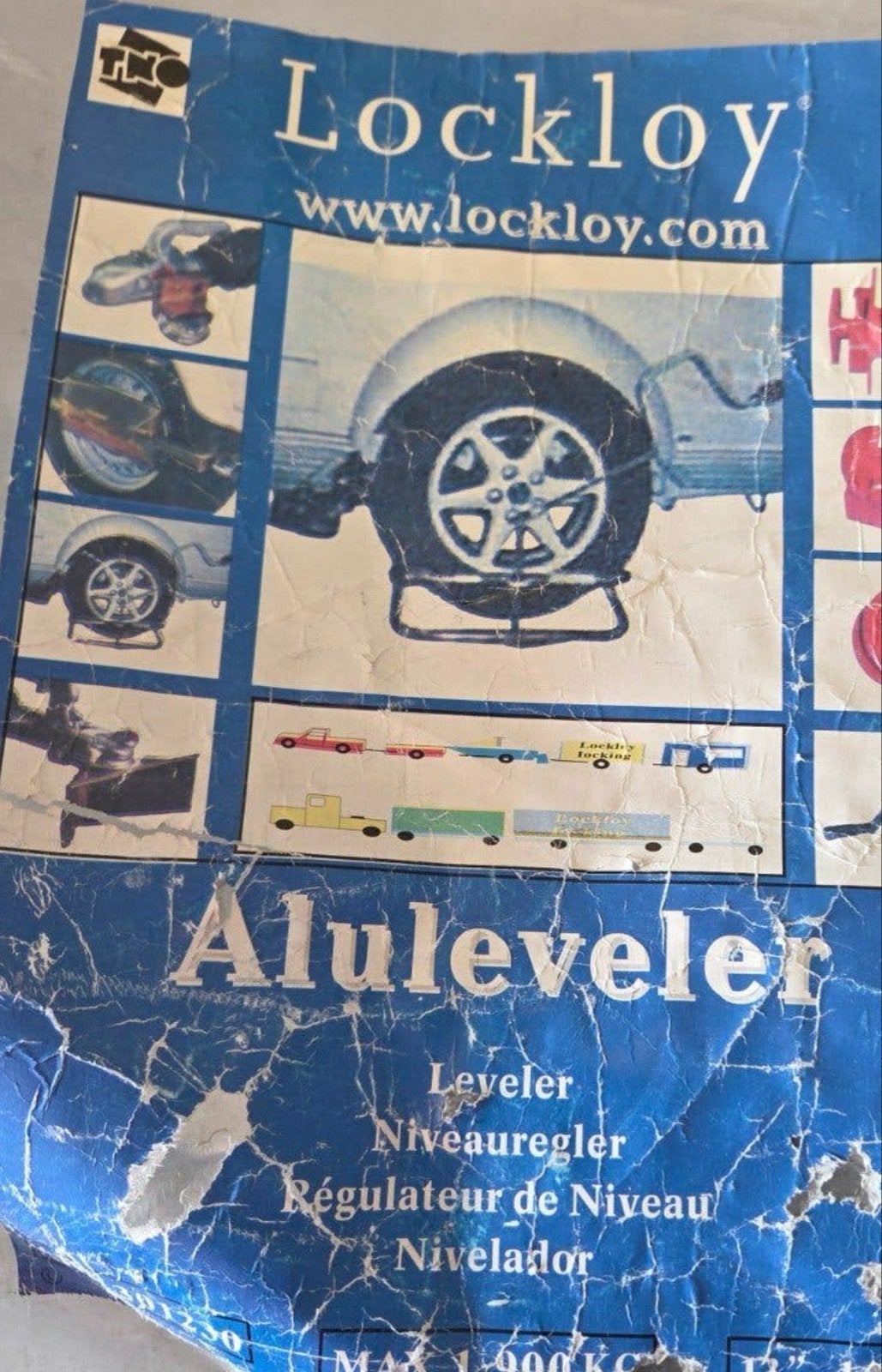 Lockloy Aluleveler voor caravan - Zo goed als nieuw, Caravans en Kamperen, Caravan accessoires, Zo goed als nieuw, Ophalen of Verzenden