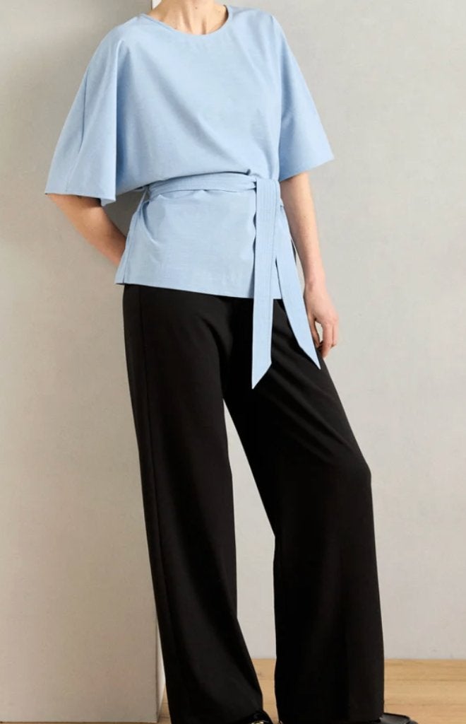 NIEUW Mos Mosh prachtige lichtblauwe blouse mt S (of M), MOS MOSH, Nieuw, Maat 36 (S), Verzenden