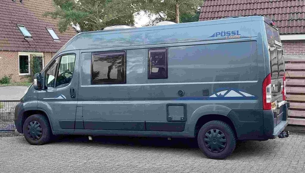 Buscamper Pössl 2 win 600, Caravans en Kamperen, Campers, Buscamper of Camperbus, Ringverwarming, Fiat, Tot en met 3