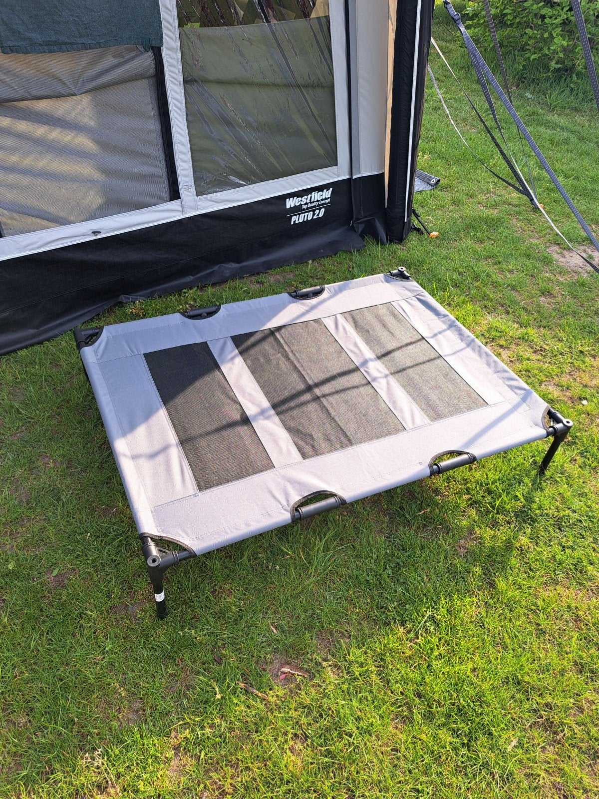 Hondenbed met luifel/zonnedak, Ophalen