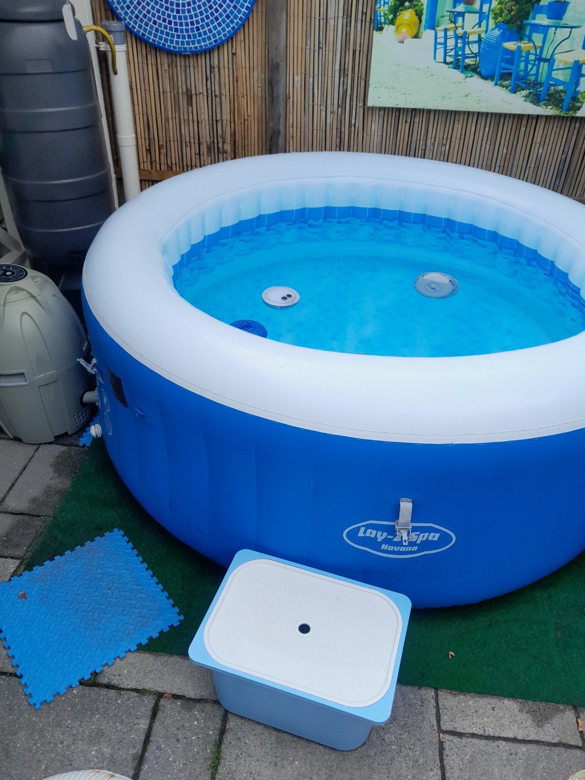 Te koop jaccuzi bestway, Ophalen, Gebruikt, Filter