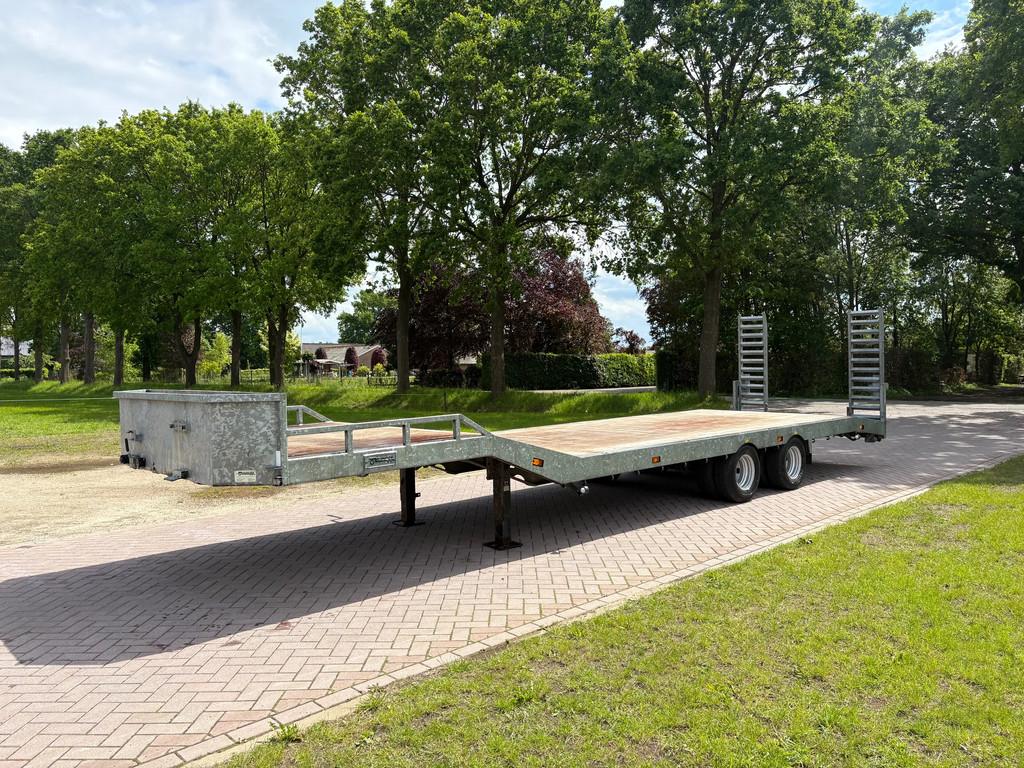 VELDHUIZEN Be oplegger 10 TON semi dieplader (bj 2010), Auto's, Vrachtwagens, Overige brandstoffen, Bedrijf, Aanhangers en Opleggers