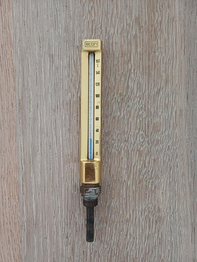 ECON glas-/staaf-/scheeps thermometer t.e.a.b., Antiek en Kunst, Ophalen of Verzenden