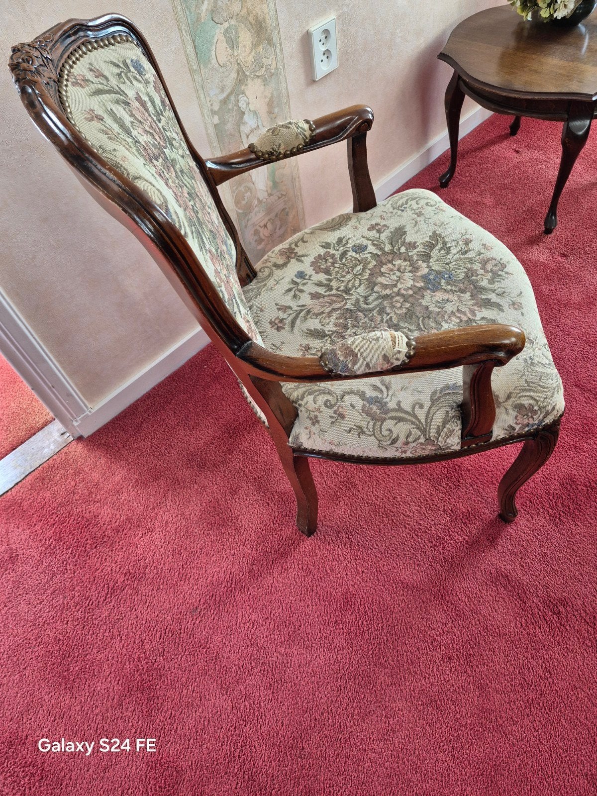 vintage fauteuil, Ophalen, Gebruikt, Minder dan 75 cm