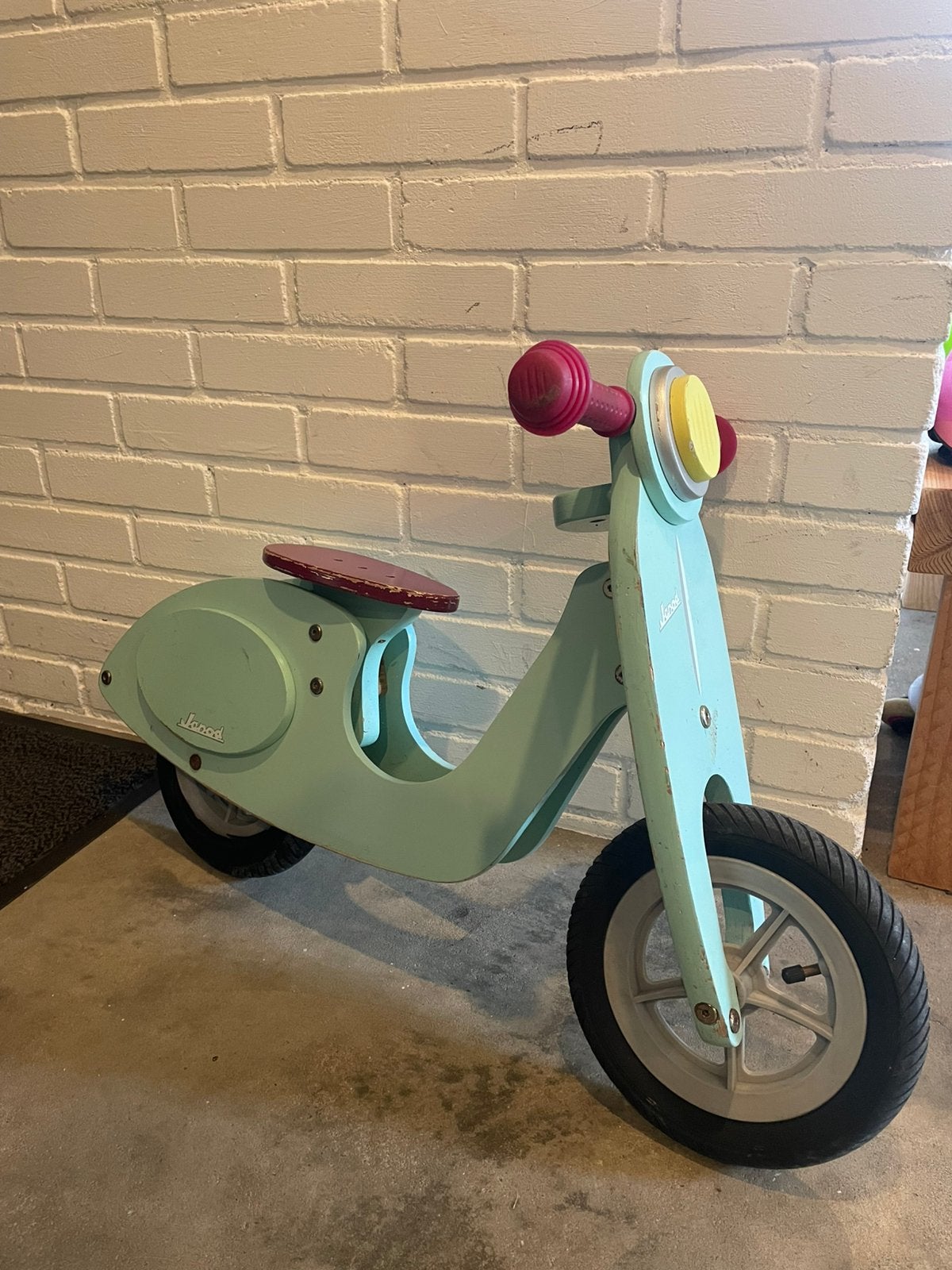 Janod houten loopfiets scooter, Ophalen, Gebruikt, Loopfiets
