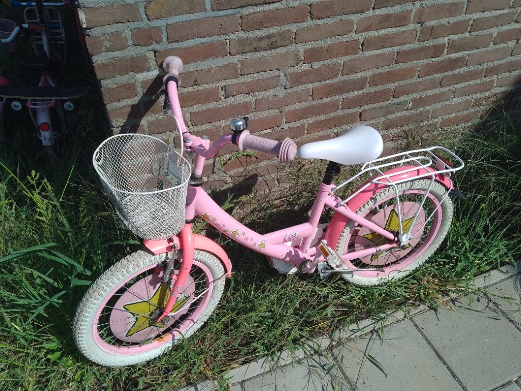 Lol Surprise kinderfiets roze 18', Fietsen en Brommers, Fietsen | Kinderfietsjes, Ophalen, Terugtraprem, Lol Surprise, 16 tot 20 inch