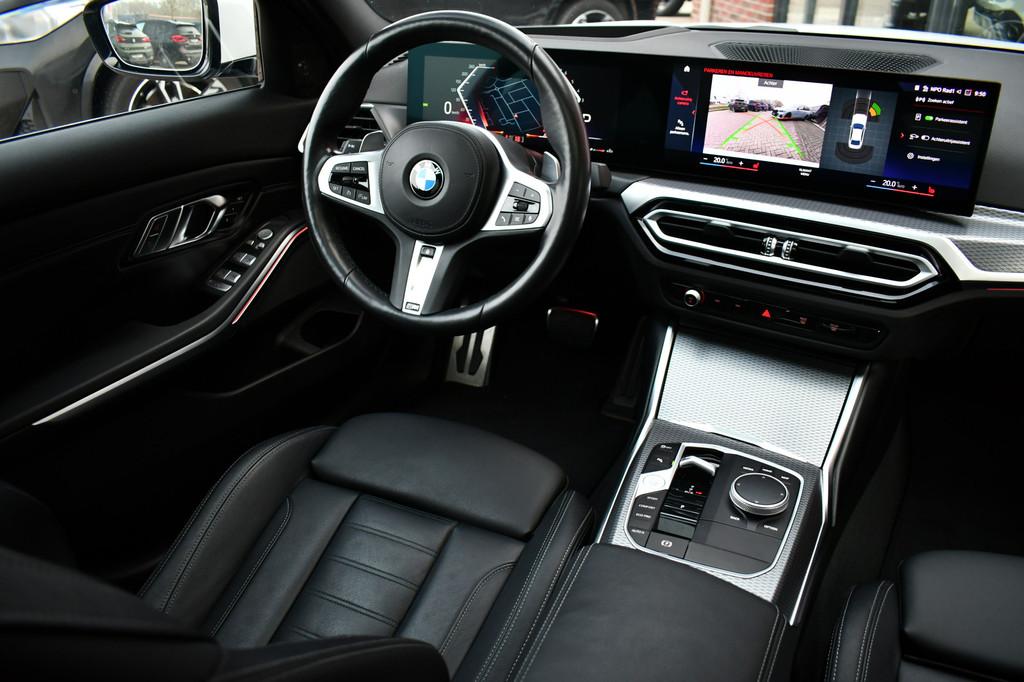 BMW 3 Serie 330D M-Sport Pro Pano H/K HUD El-zetels Parelmoe, Auto's, BMW, 12 maanden, Achterwielaandrijving, 2993 cc, Lichtsensor