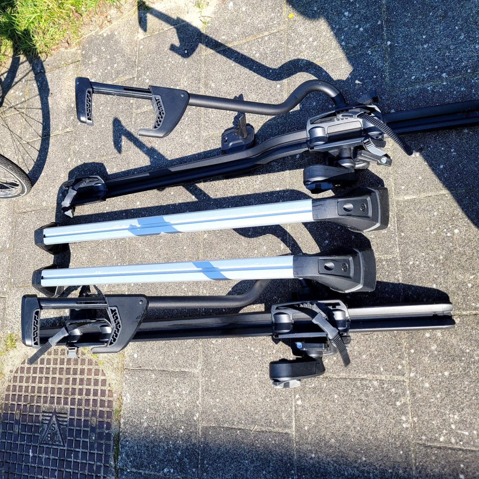 Volkswagen Golf dakdragers met fietsendragers, Ophalen