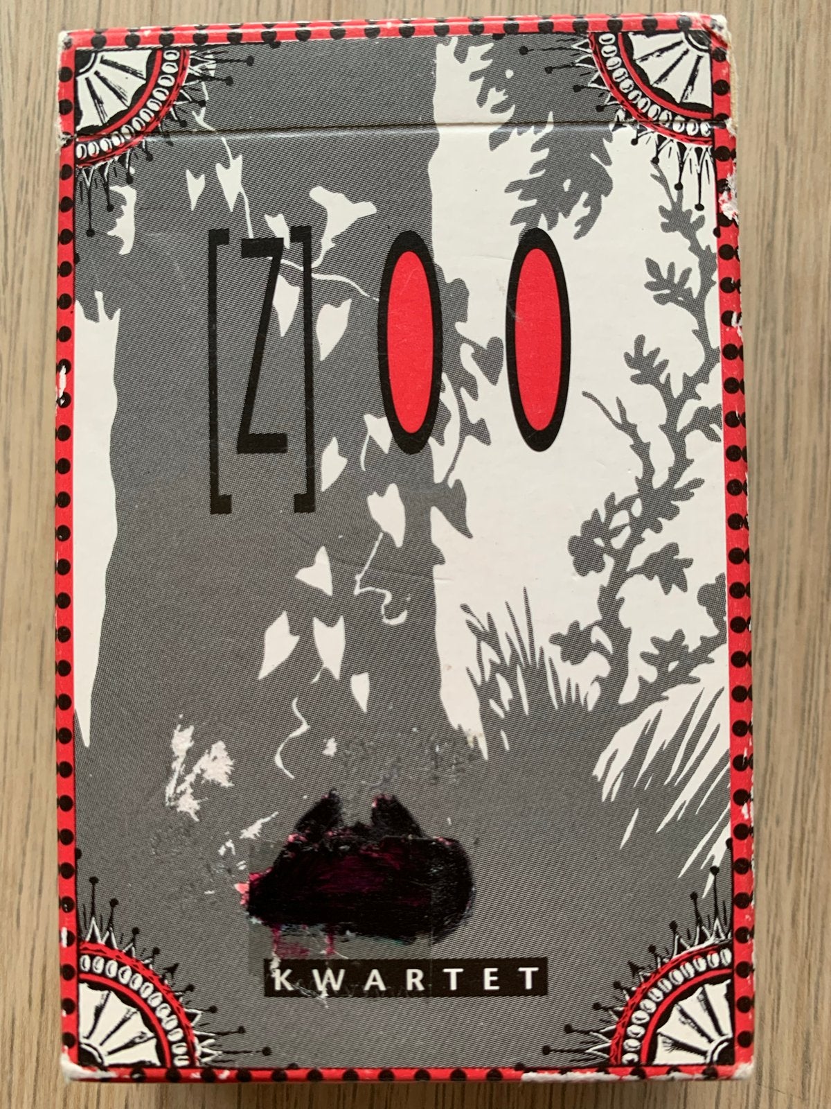 ZOO Kwartet - Uniek Artistiek Kwartetspel - uitgegeven  1992, Drie of vier spelers, Ophalen of Verzenden, Zo goed als nieuw, ZOO 1992