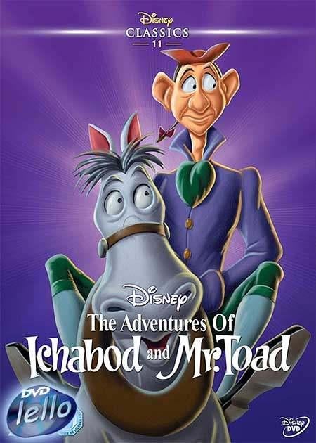 Disney's The Adventures of Ichabod and Mr. Toad (1949) SC UK, Cd's en Dvd's, Tekenfilm, Ophalen of Verzenden, Nieuw in verpakking