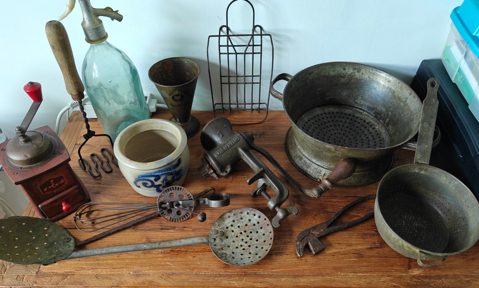Vintage Keukenspullen Collectie - Authentiek & Decoratief, Ophalen