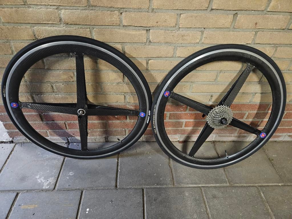 Spinnergy wielset carbon retro, Fietsen en Brommers, Fietsonderdelen, Ophalen, Racefiets, Wiel, Carbon