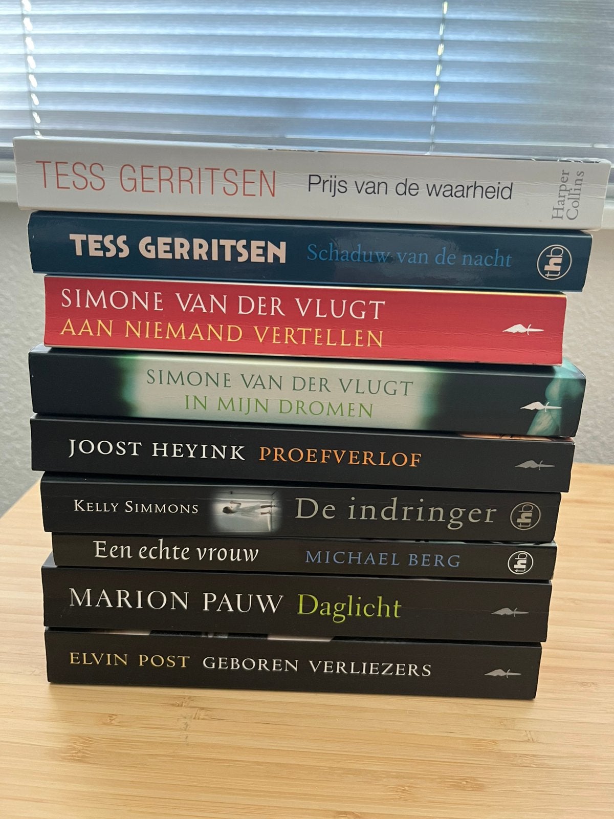 Thrillers 9 stuks, Ophalen, Zo goed als nieuw
