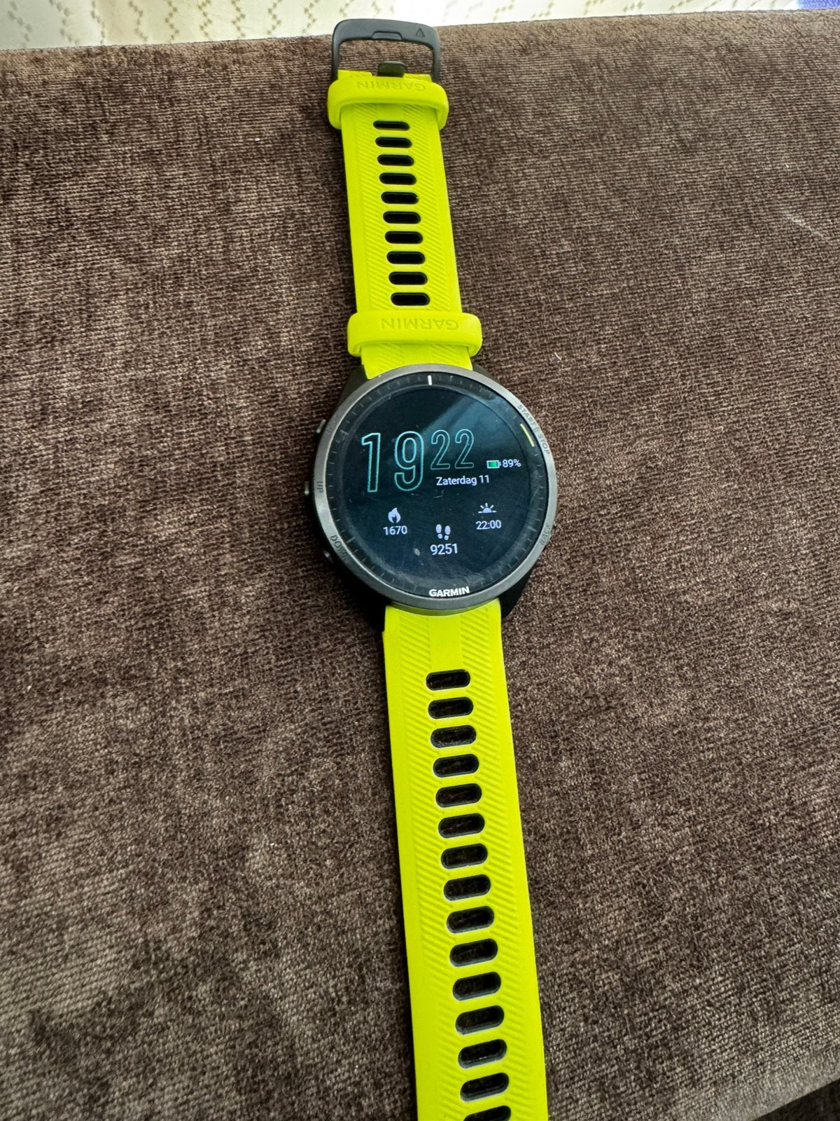 Garmin Forerunner 965, Ophalen, Zo goed als nieuw, Zwart, Android