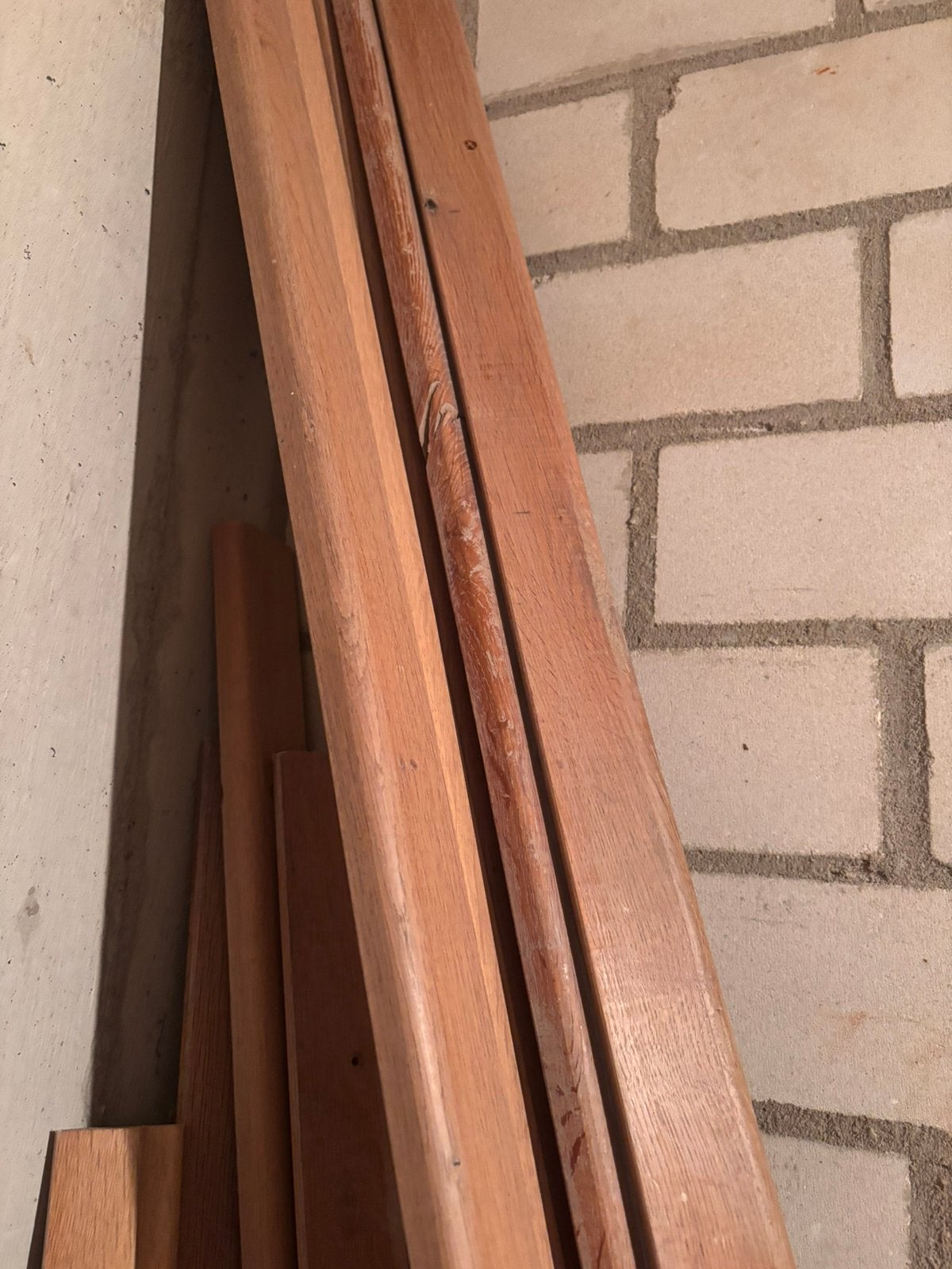 Massief houten plinten, Ophalen, Eiken, 200 tot 250 cm, Plinten