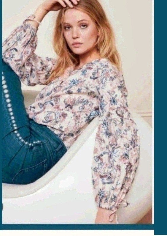Fabienne Chapot Eva wide leg broek maat 27 *nieuw *, Fabienne Chapot, Ophalen of Verzenden, Nieuw, Blauw