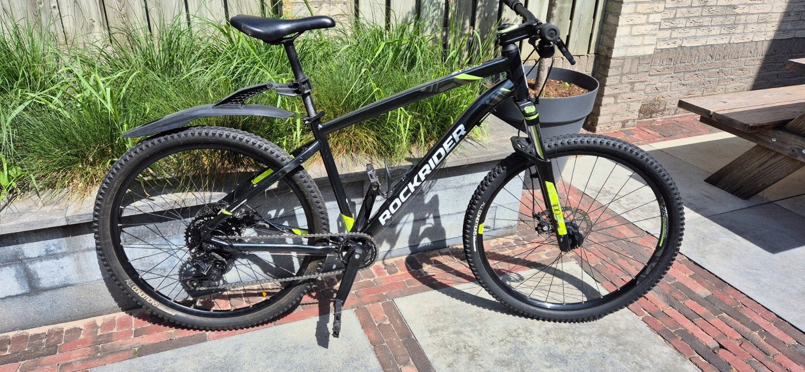 Rockrider ST530 maat L, Minder dan 10 versnellingen, Vering, Minder dan 49 cm, Schijfrem