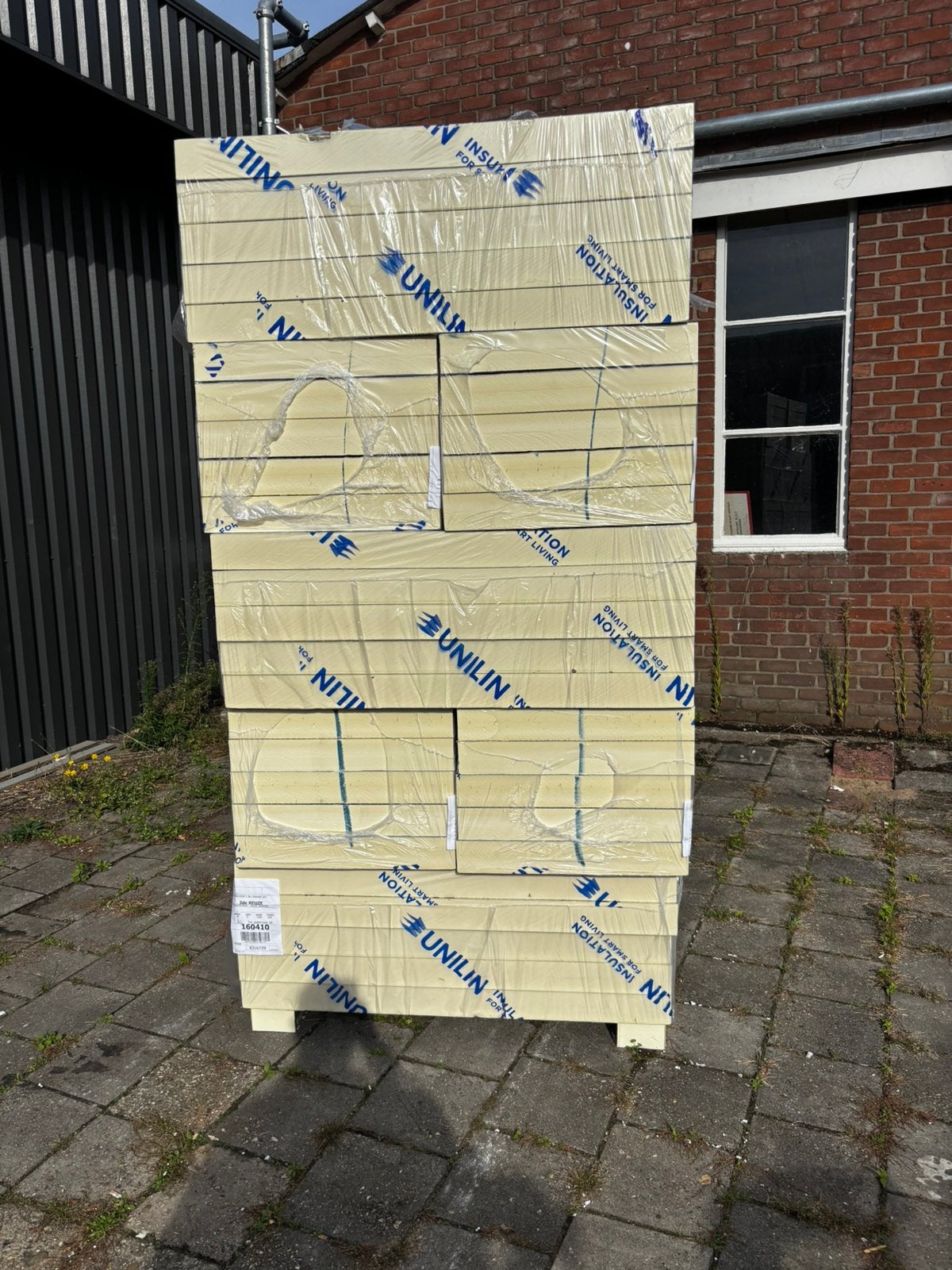 PIR isolatie 90 mm dik 2 kante aluminium folie, Ophalen of Verzenden, Zo goed als nieuw, Hardschuim (Pir), 15 m² of meer