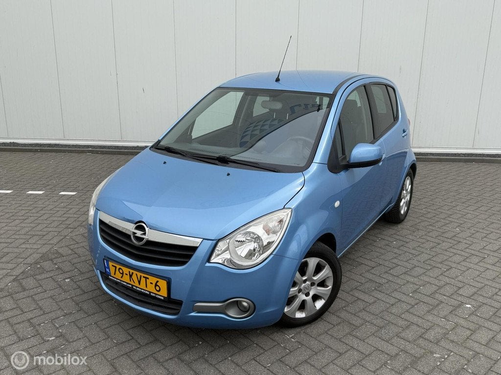 Opel Agila 1.2 Edition Airco Trekhaak 5 Deurs LM Velgen NAP, Auto's, Opel, Voorwielaandrijving, 4 cilinders, 965 kg, Blauw