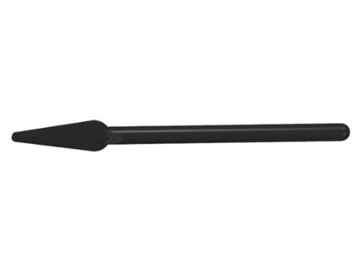 Lego Black Minifigure,Weapon Pike  Spear - Handle with Round, Gebruikt, Overige thema's, Lego, Accessoire