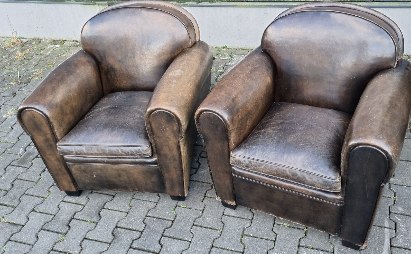 2x Bart van Bekhoven fauteuil + BEZORGING GRATIS, Gebruikt, ., Vintage, Ophalen of Verzenden