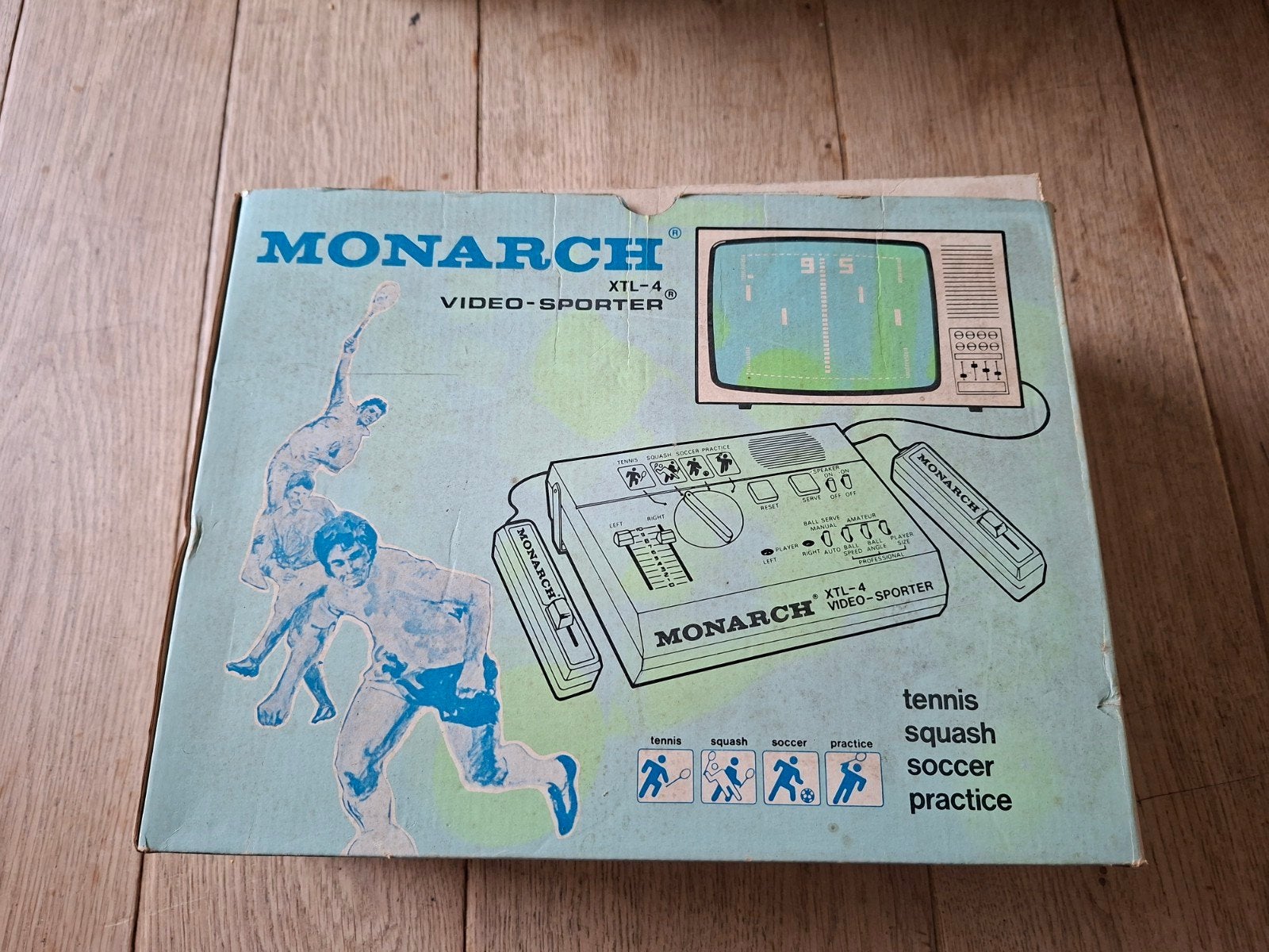 Monarch XTL-4 Video-Sporter Retro Console (Jaren '70 pong), Spelcomputers en Games, Ophalen of Verzenden, Overige merken, Gebruikt