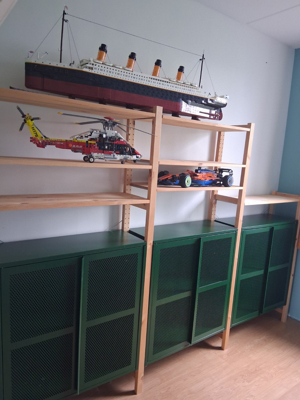 Ikea Ivar kast met planken, ideaal voor hobby/kinderkamer, Ophalen, Grenenhout, 100 tot 150 cm, 150 tot 200 cm