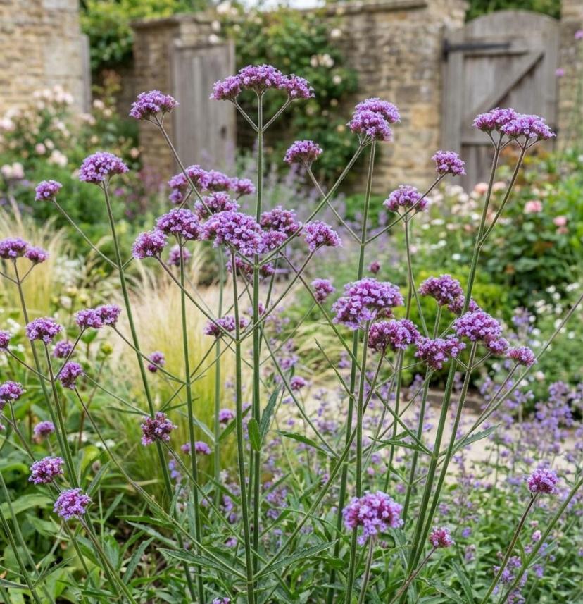 Tuinplanten - Verbena - Ijzerhard - Chemievrij - Vlinders, Tuin en Terras, Planten | Tuinplanten, Overige soorten, Volle zon, Vaste plant
