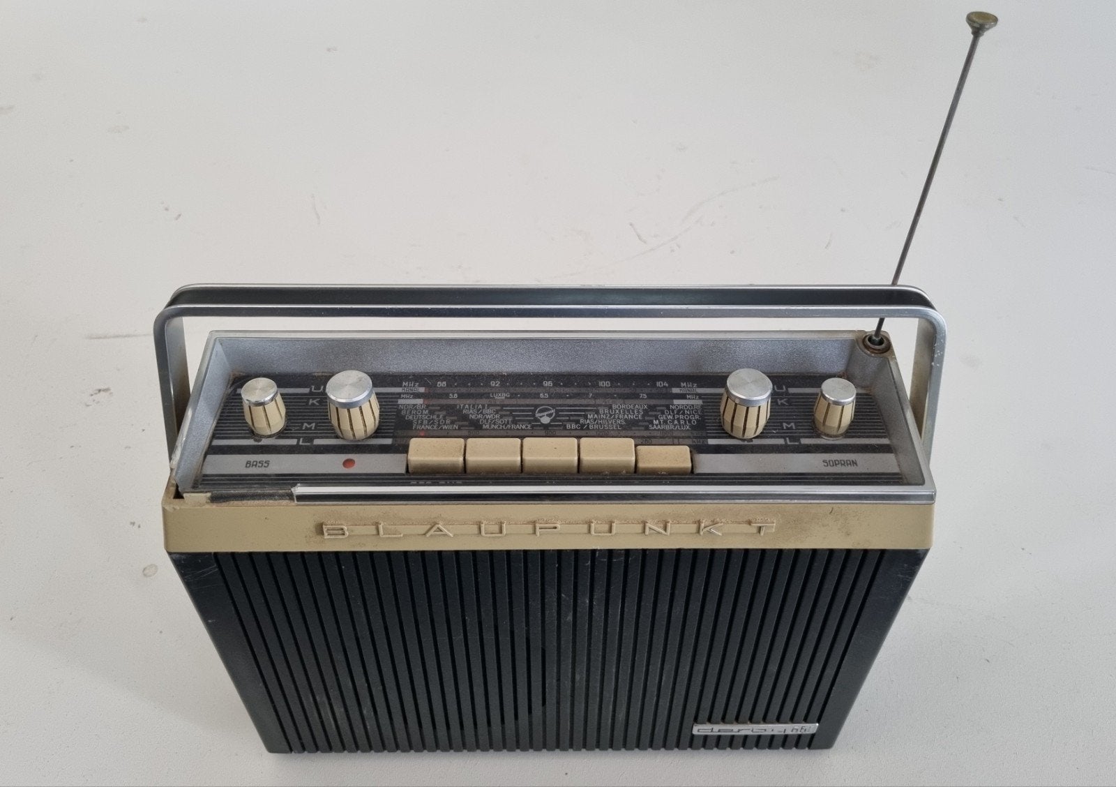 Vintage Blaupunkt Derby 46 Draagbare Transistorradio, Audio, Tv en Foto, Ophalen of Verzenden, Gebruikt, Transistorradio