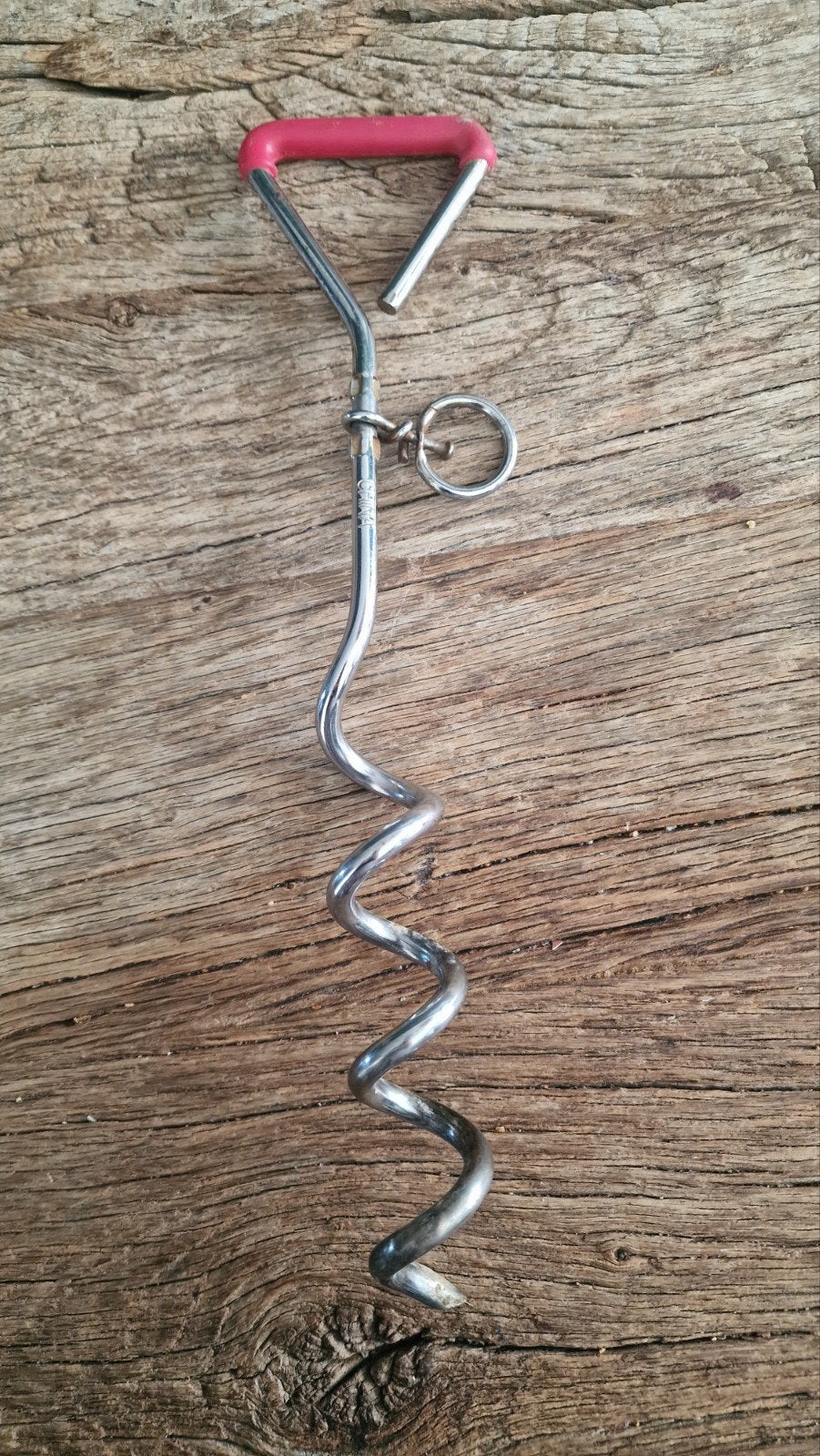 Grondpen hond, vastleg spiraal, Ophalen