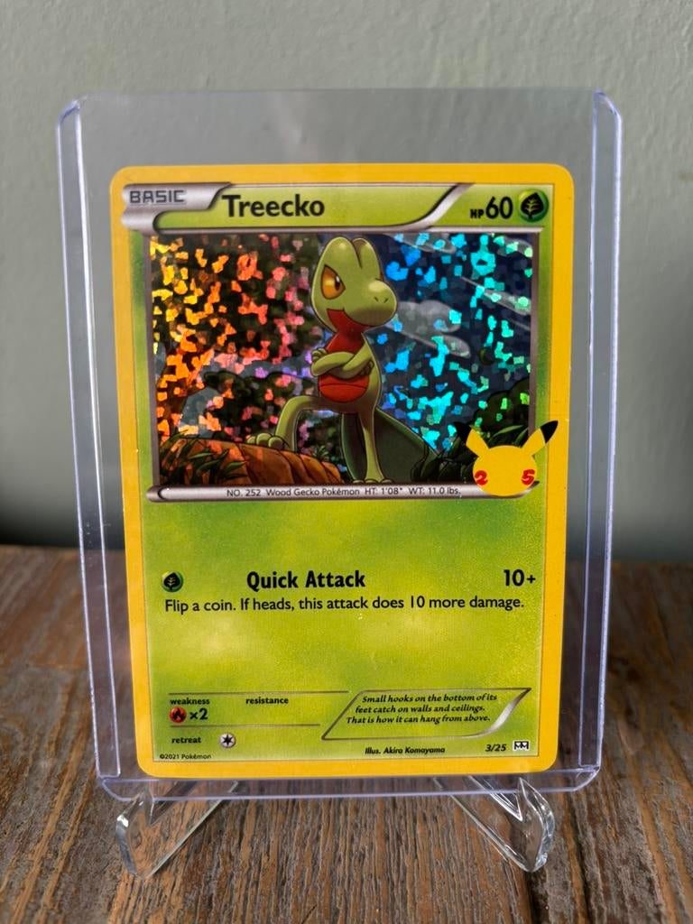 Treecko #3  Holo McDonald’s 25th Anniversary, Ophalen of Verzenden, Losse kaart
