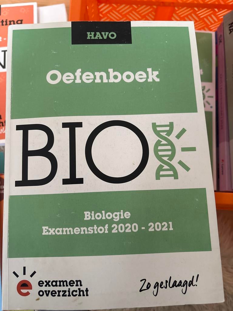 Oefenboek Biologie HAVO Examenstof 2020-2021, Boeken, Schoolboeken, Ophalen of Verzenden, Gelezen, HAVO, Biologie