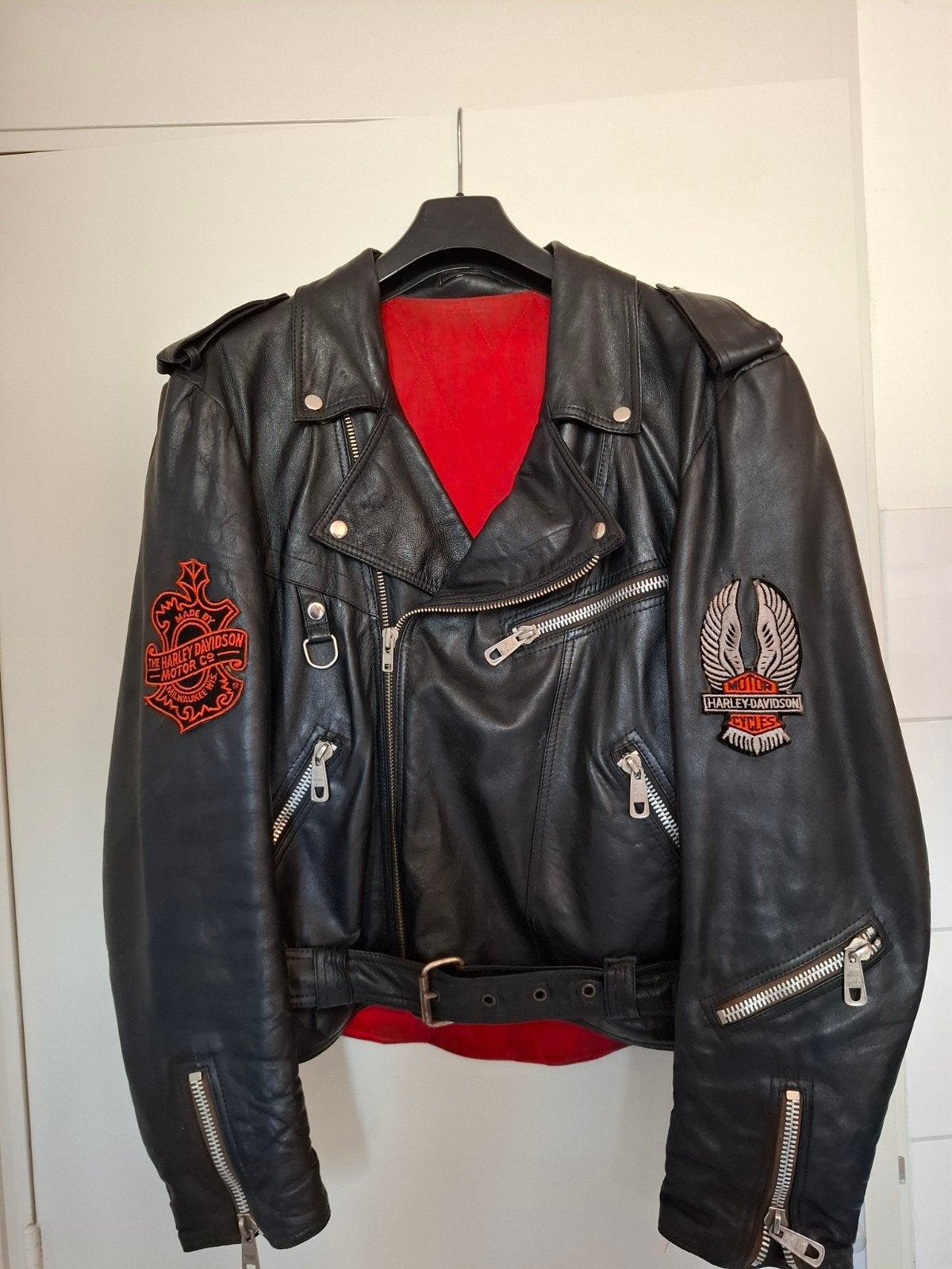 Harley-Davidson Leren Jas - Vintage Stijl, Ophalen of Verzenden, Gedragen, Harley-Davidson