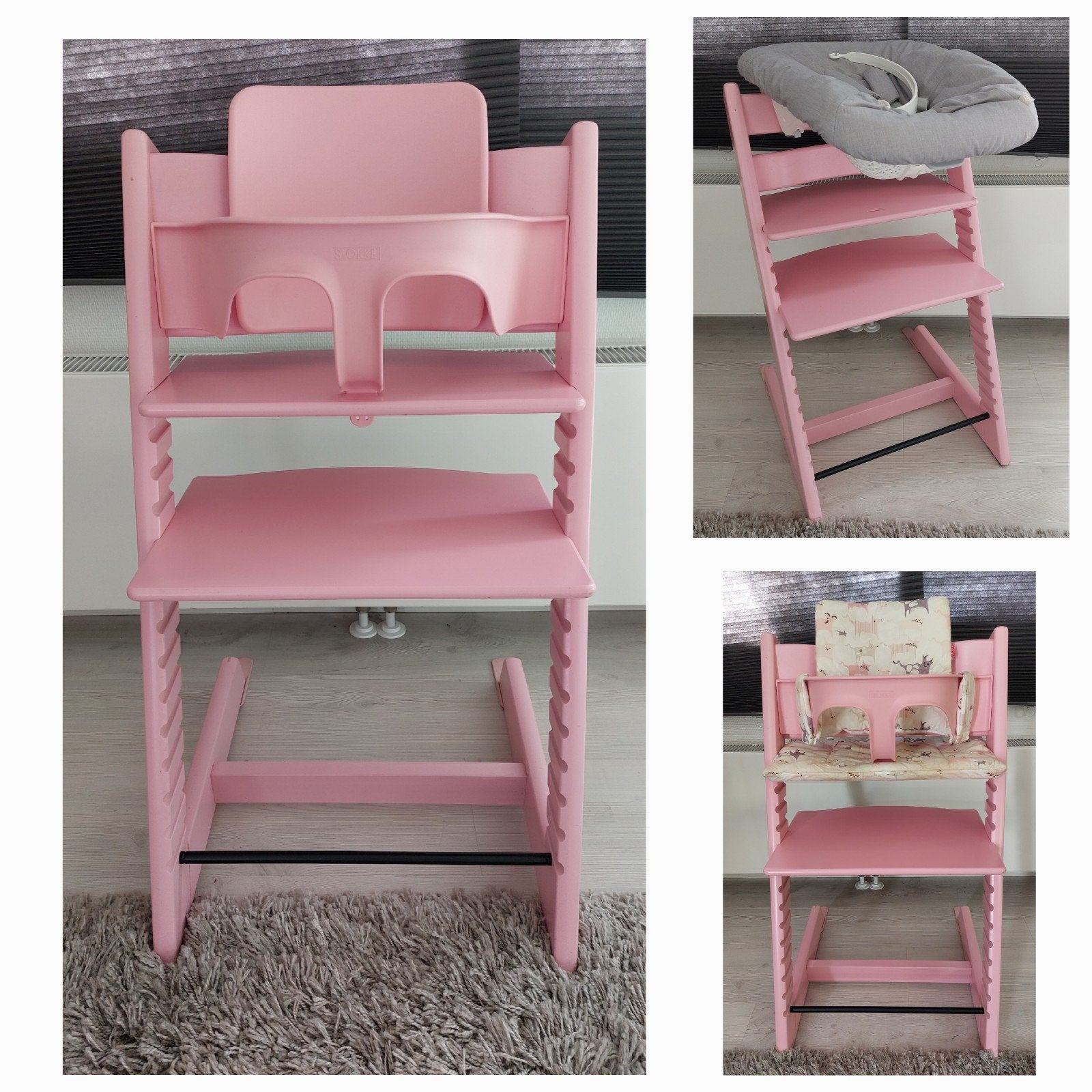 Compleet! Tripp Trapp Stokke, newborn, babyset,kussenset etc, Kinderen en Baby's, Ophalen, Meegroeistoel