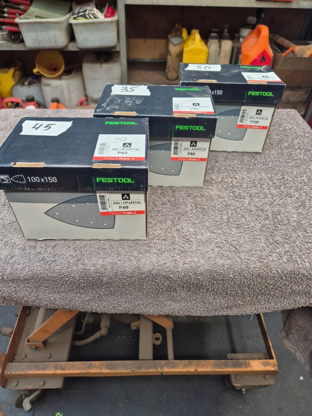 Festool Rubin 2 schuurpapier (GOED LEZEN), Ophalen, Nieuw, Festool