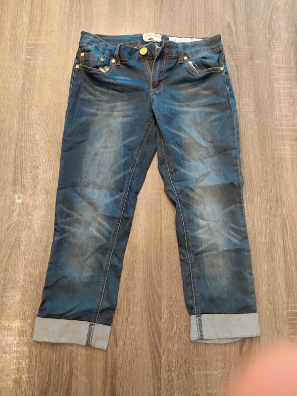 Driekwart jeansbroek Indigo Rein maat 38, Blauw, Ophalen of Verzenden, W30 - W32 (confectie 38/40), Gedragen