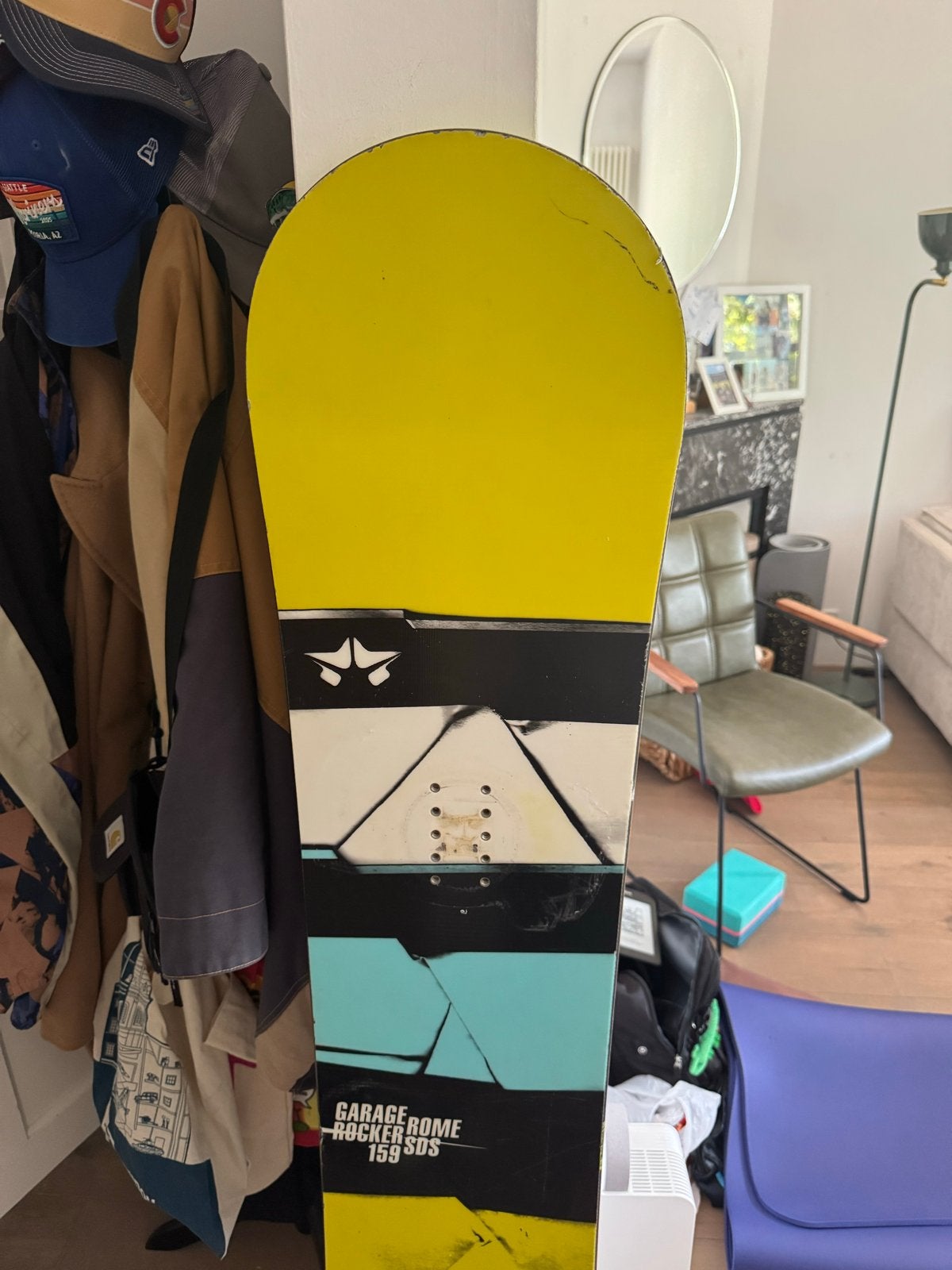 Snowboard Garage Rocker Rome SDS 159, Sport en Fitness, Snowboarden, Ophalen, Gebruikt, Board