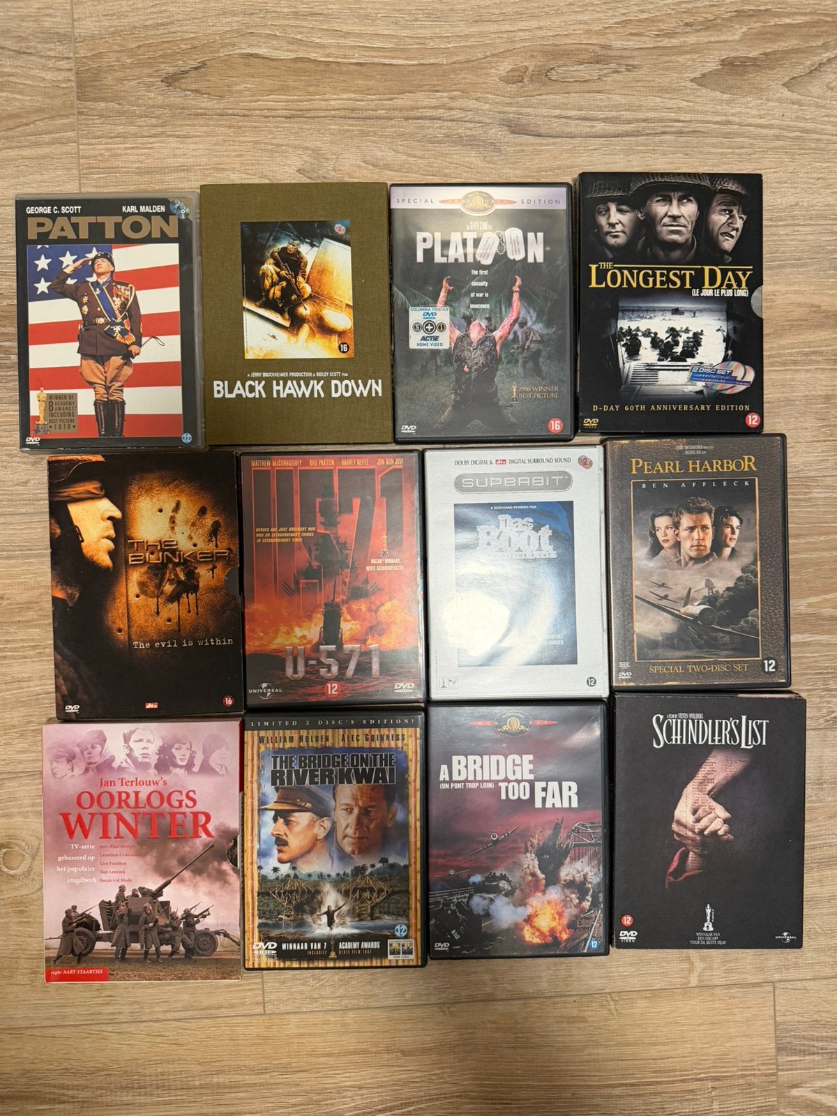 12 oorlogsfilms, Vanaf 12 jaar, Ophalen of Verzenden, Zo goed als nieuw