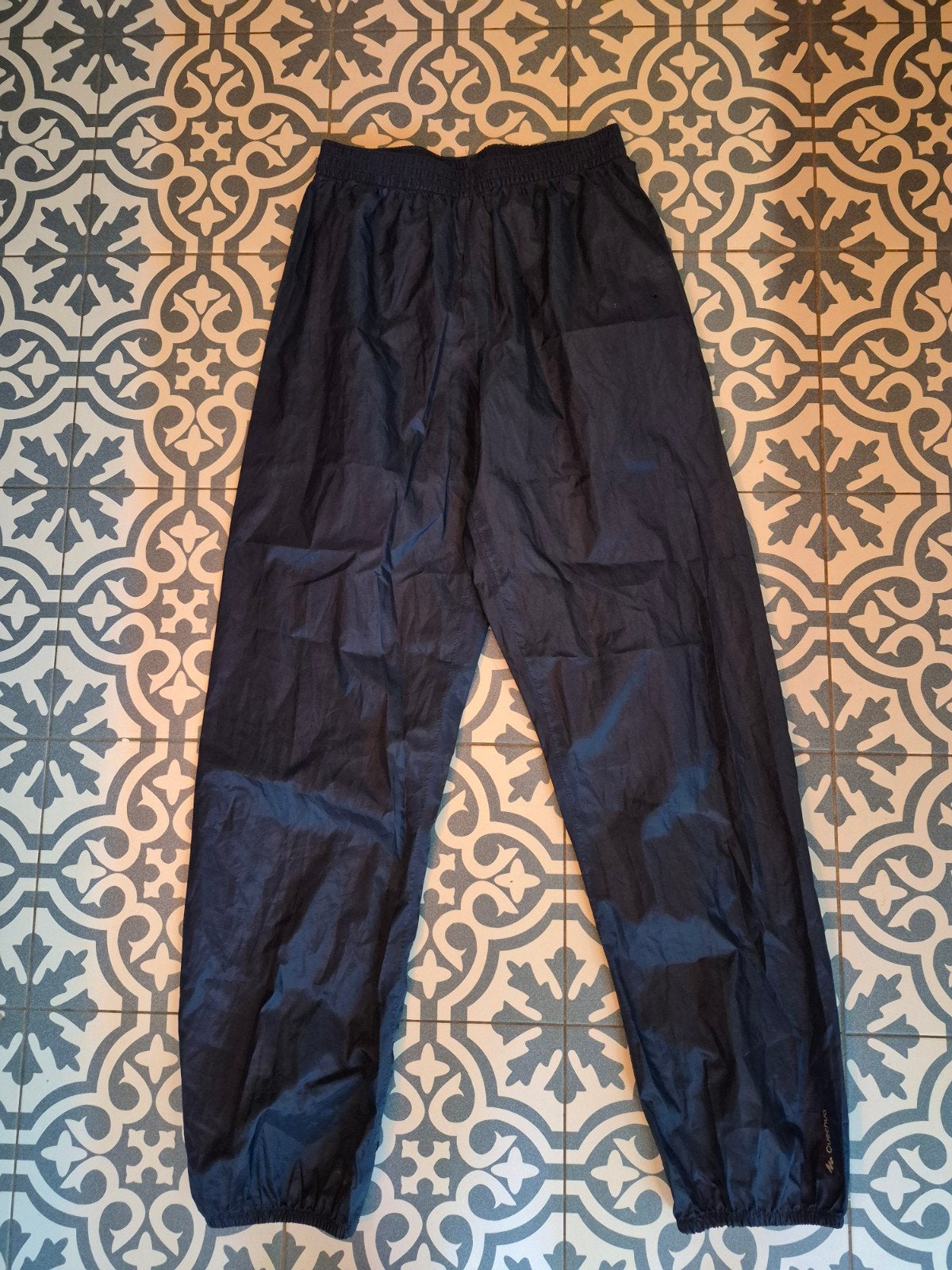 regenbroek blauw kinderen maat 146/152, Broek, Quechua, Jongen of Meisje, Ophalen of Verzenden