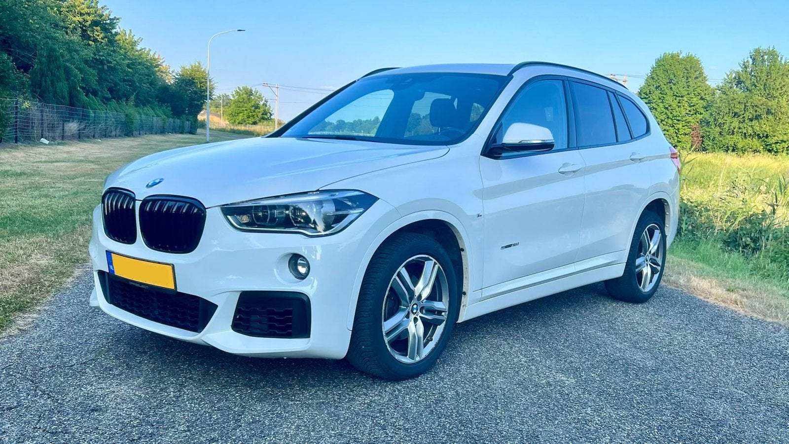 BMW X1 sDrive18i High executive M sport automaat 2018, Auto's, Overige bekleding, Wit, Overige kleuren, Particulier