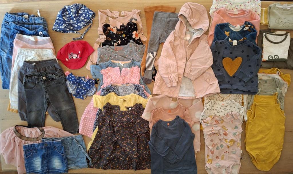 Leuk kledingpakket maat 74/80, Kinderen en Baby's, Babykleding | Maat 74, Ophalen of Verzenden, Meisje