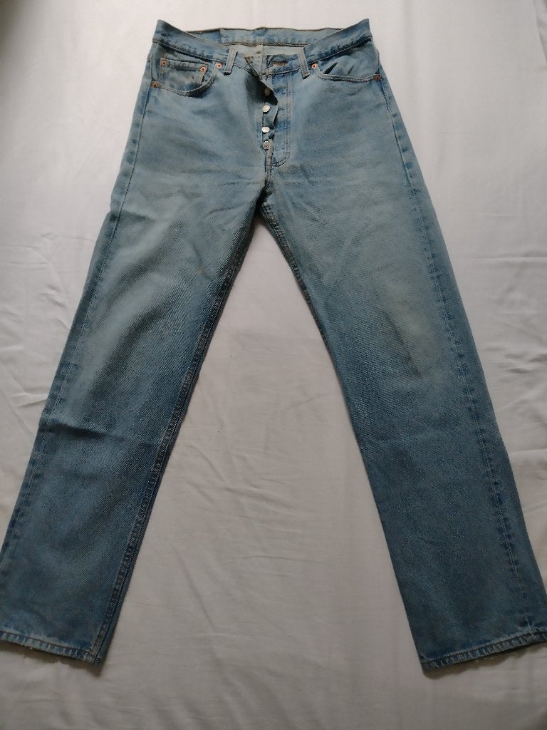 Levi's jeans 501 W34 L32, Levi's, Blauw, Ophalen of Verzenden, Zo goed als nieuw