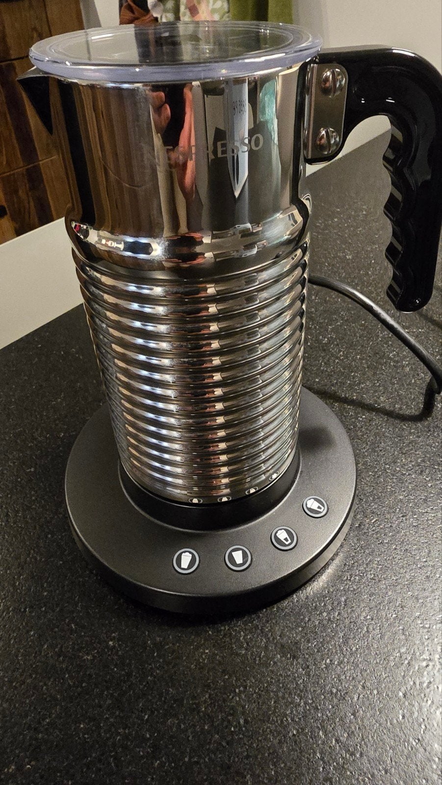 Nespresso Aeroccino 4 Melkopschuimer, Witgoed en Apparatuur, Overige modellen, Overige typen, Ophalen of Verzenden, Zo goed als nieuw