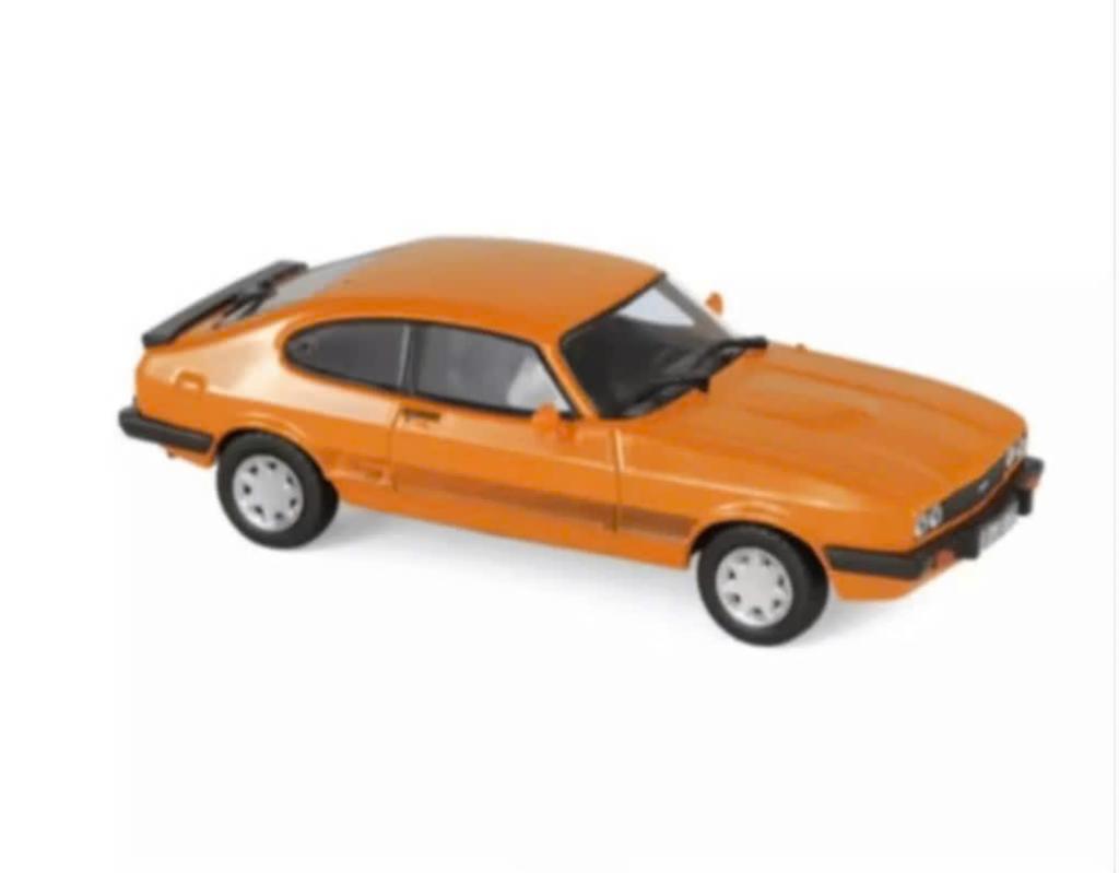 FORD CAPRI S 1986 ORANJE NOREV schaal 1:43 ref. 270563, Hobby en Vrije tijd, Modelauto's | 1:43, Verzenden, Nieuw, Auto, Norev